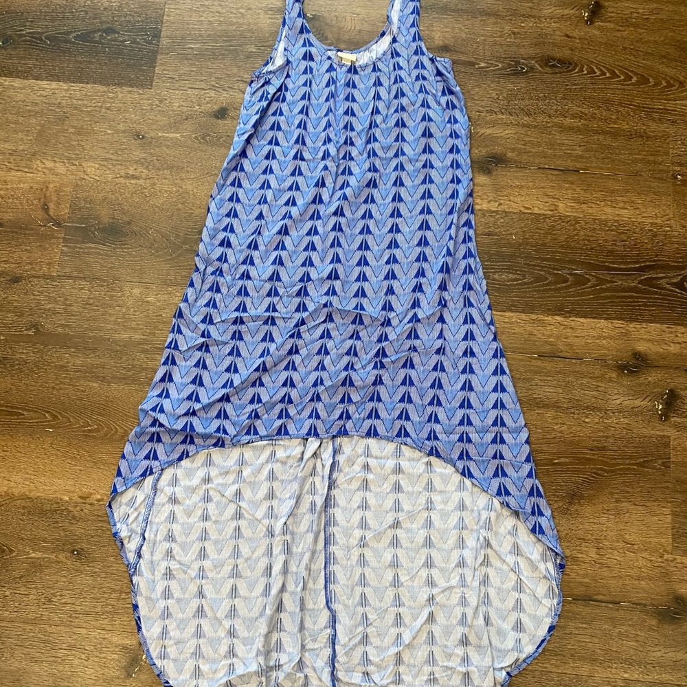 Merona Blue swing maxi dress